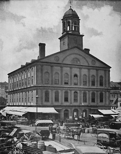 ファニエルホール、ボストン、c1897。 作： Unbekannt