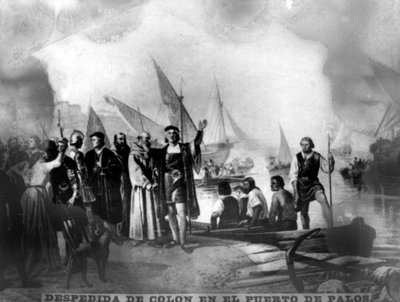 コロンバスへの別れ、1482、1920年代 作： Unbekannt