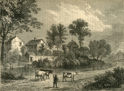 リージェンツパークの農場、1750、c1876。 作： Unbekannt