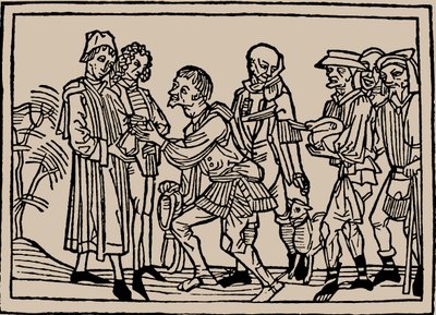 1479年に家主に納税した農家。 作： Unbekannt