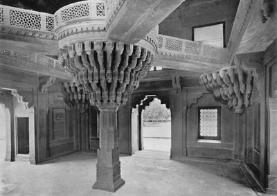 ファテープルシークリー。 Dewan-i-Khasの柱、1910年。 作： Unbekannt