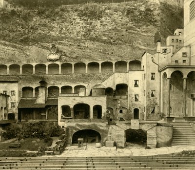 オーストリア、ザルツブルグ、フェルゼンライチュレのファウストタウン、c1935。 作： Unbekannt