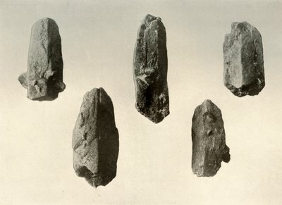 エレバス山の自然サイズの山からの長石の結晶、1909年 作： Unbekannt