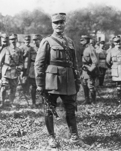 フェルディナンドフォッシュ、1918年の第一次世界大戦におけるフランスの将軍と連合国の最高司令官 作： Unbekannt