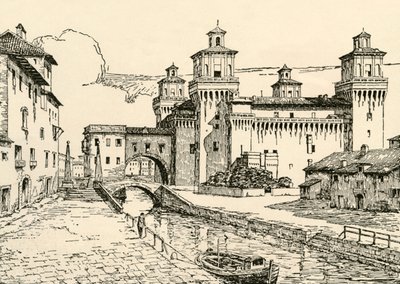 フェラーラ：ドゥカーレ宮殿、1928年。 作： Unbekannt