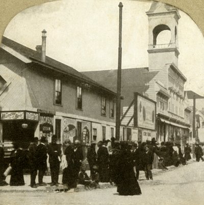 1906年のオークランドからのフェリー着陸。 作： Unbekannt