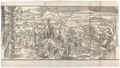 フリーズ Ces Moeurs et fachons de faire de Turcz Customs ...、1553 からの新月の祭典。 作： Unbekannt