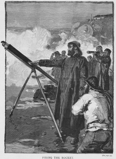 ロケットの発射、c1880 作： Unbekannt