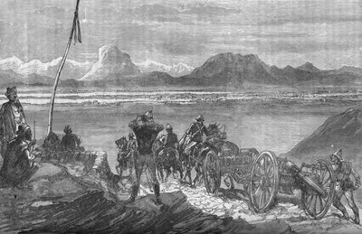 カンダハールの最初の光景、c1880 作： Unbekannt