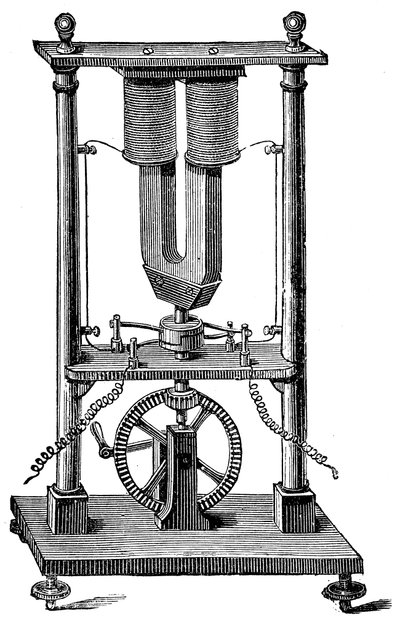 Hippolyte Pixii、c1832 c1890によって構築された最初の磁電モーター 作： Unbekannt