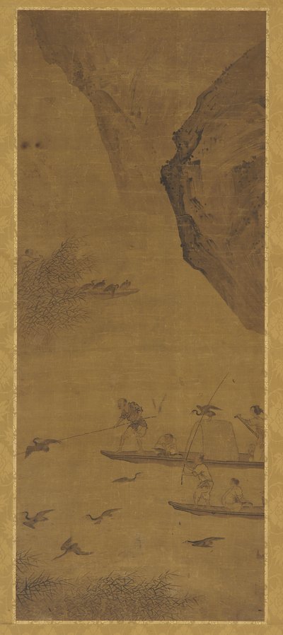 鵜飼、清王朝、17世紀。 作： Unbekannt