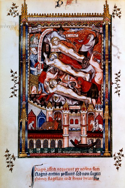 St Denis、St Rustic、St Eleutheriusの鞭毛、1317年 作： Unbekannt