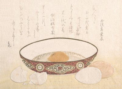 1813年と思われる卵の入った平らなボウル。 作： Unbekannt