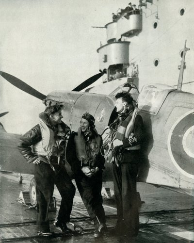 艦隊の空軍パイロット、1943年。 作： Unbekannt