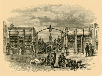 フリートマーケット、c1872。 作： Unbekannt