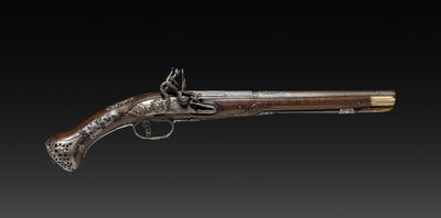 フリントロックピストル、1788。 作： Unbekannt