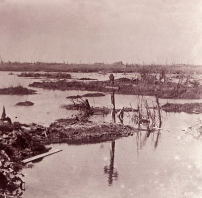 洪水、フランダース、ベルギー、c1914-c1918 作： Unbekannt