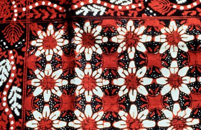 花のデザイン、インドネシア、20世紀 作： Unbekannt