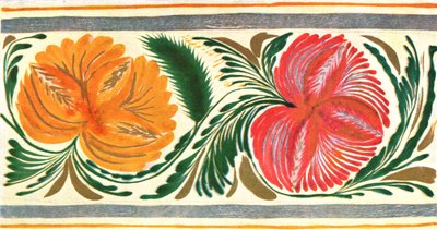 花のデザイン、ウクライナ、1925年、1928年。 作： Unbekannt