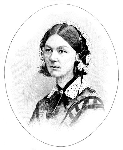 フローレンス・ナイチンゲール1820-1910、イギリスの看護師 作： Unbekannt