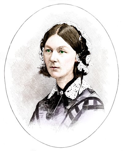 フローレンス・ナイチンゲール1820-1910、イギリスの看護師 作： Unbekannt