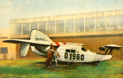 フォッケウルフF19aエンテ飛行機、1920年代、1932年。 作： Unbekannt