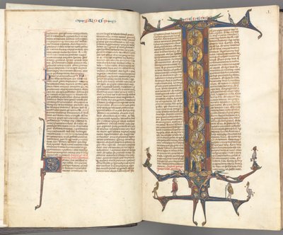 フォル。 iii v、葉状イニシャル、c。 1275-1300。 作： Unbekannt