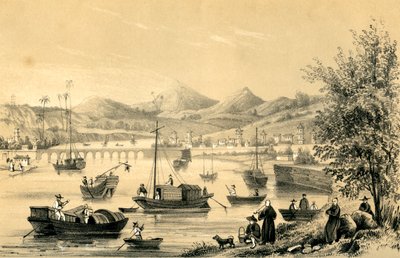 Foo Choo Foo、1847年のイギリス商取引後期条約によって開かれた5つの港の1つ 作： Unbekannt