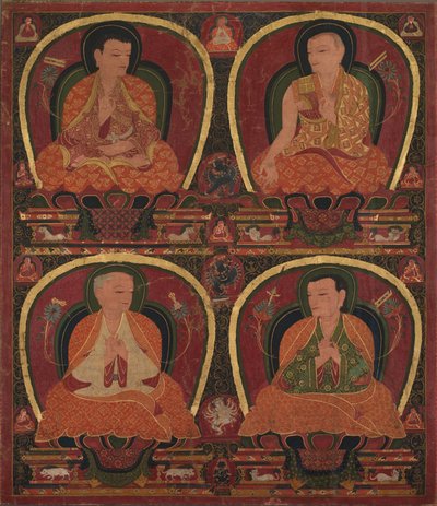 4つの着席マスター、c。 1450。 作： Unbekannt