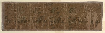 仏衣袈裟の断片、桃山時代または江戸時代、16～17世紀後半。 作： Unbekannt