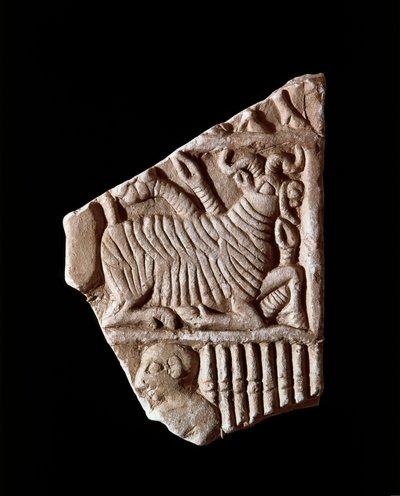 ベースレリーフの断片、紀元前2500年。 作： Unbekannt
