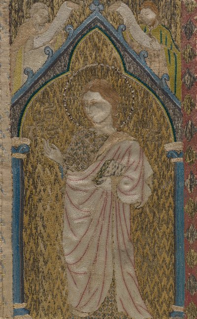 Orphrey の断片、英国、13 世紀。 作： Unbekannt