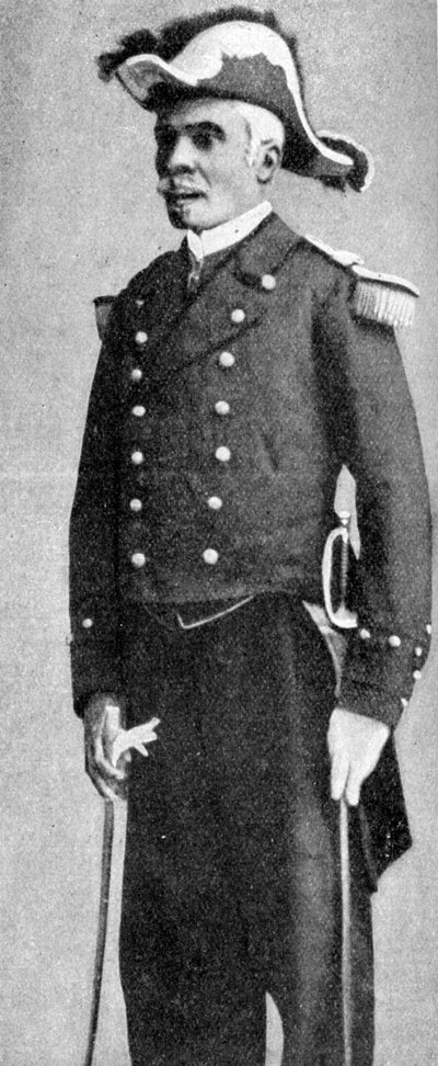 提督に扮したハイチ大統領、フランソワC.アントワーヌサイモン（1922年） 作： Unbekannt