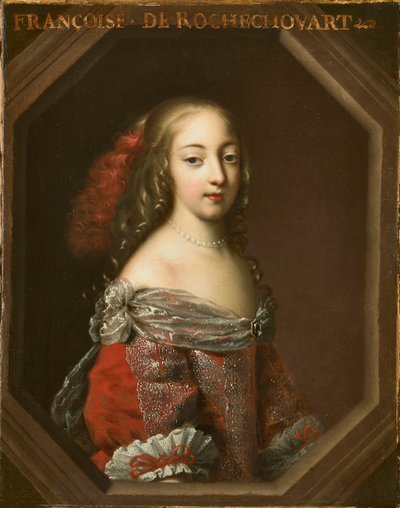 フランソワーズ・アテナイ・ド・ロシュシュアール、モンテスパン侯爵、1640～1707年、1665年頃。 作： Unbekannt