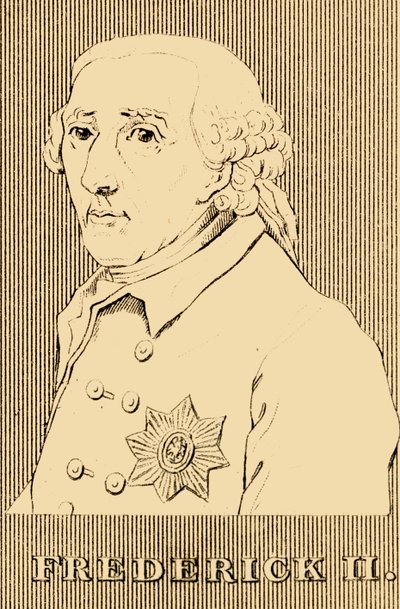 フレデリック2世、1712-1786年、1830年。 作： Unbekannt