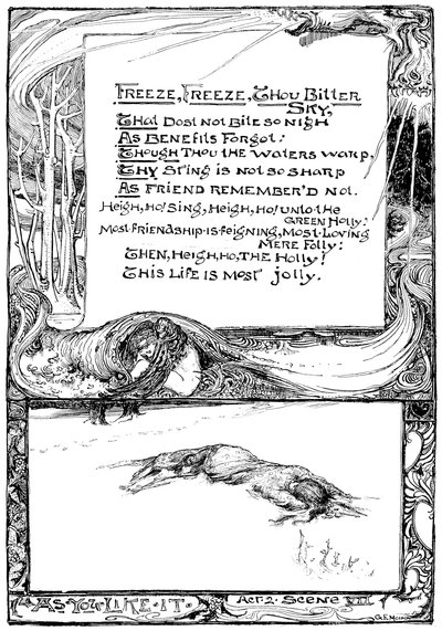 フリーズ、フリーズ、トゥービタースカイ、1895 作： Unbekannt