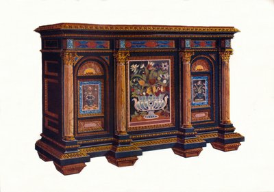フランス建築設計キャビネット、c1792、1905 作： Unbekannt