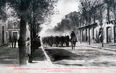 フランス外人部隊、アインテムシェント、アルジェリア、1899年 作： Unbekannt