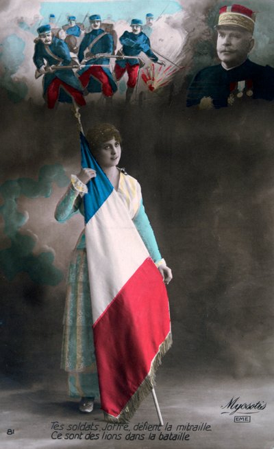 フランス第一次世界大戦のはがき、1914-1918 作： Unbekannt