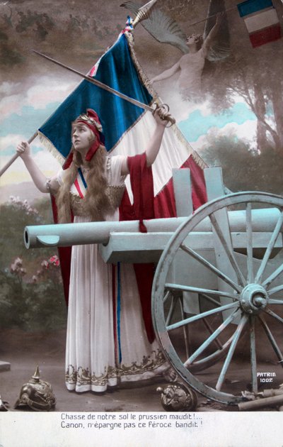 フランス第一次世界大戦のはがき、1914-1918 作： Unbekannt
