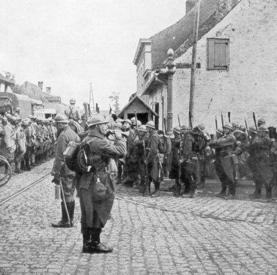 フランスとベルギーの軍隊、フランダース、c1917 作： Unbekannt