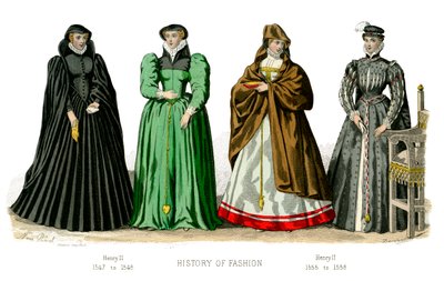 フランスの衣装：ヘンリー2世、1882年 作： Unbekannt
