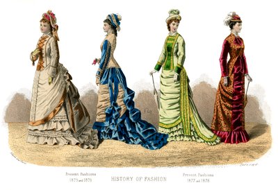 フランスの衣装：現在のファッション、1882 作： Unbekannt