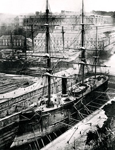 フランスのフリゲート艦、アルミード、1867年 作： Unbekannt