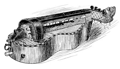 フランスのハーディガーディまたはビエル、c1750、1901 作： Unbekannt