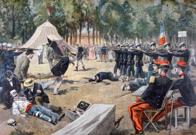 フランスの軍事作戦：救急隊員、1897年 作： Unbekannt