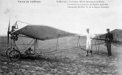フランスの単葉機、ビスクラ、アルジェリア、c1911 作： Unbekannt