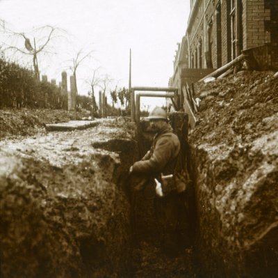 塹壕のフランス兵、c1914-c1918 作： Unbekannt