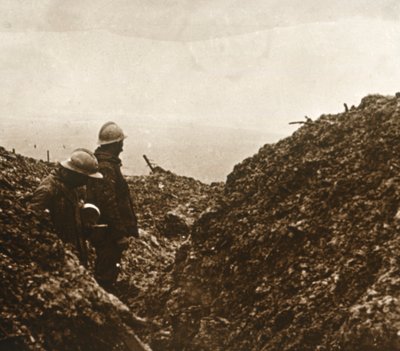 塹壕のフランス兵、c1914-c1918 作： Unbekannt