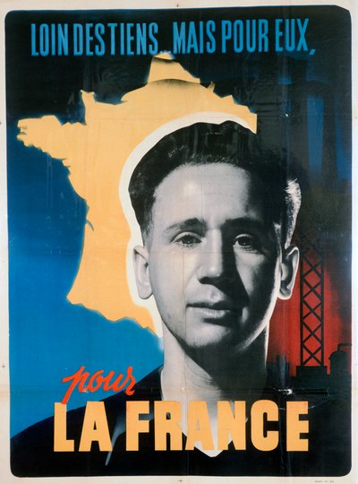 フランスのボランティア活動ポスター、c1942-1944 作： Unbekannt